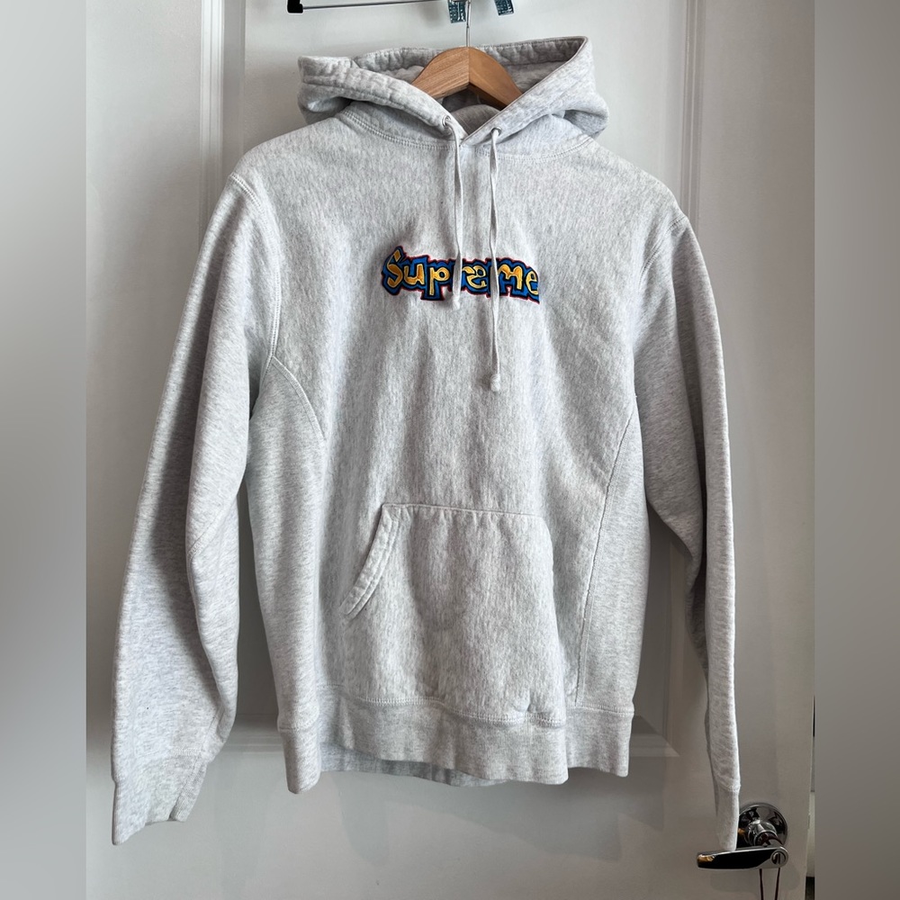 Supreme hoodie in grey medium